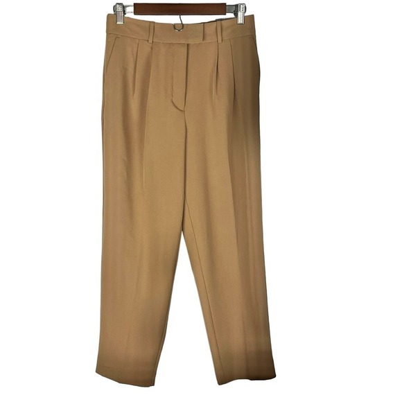 WORTHINGTON MID-RISE STRAIGHT ANKLE TROUSERS IN TOBACCO BROWN NWT WOMEN'S 6 - Picture 3 of 14